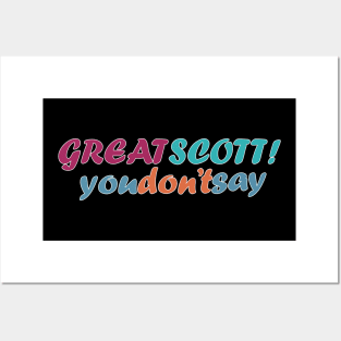 Great Scott - Colorful Posters and Art